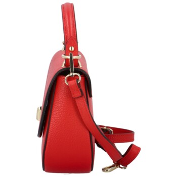 Dámská kožená crossbody červená - Delami Kamryn