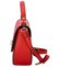 Dámská kožená crossbody červená - Delami Kamryn