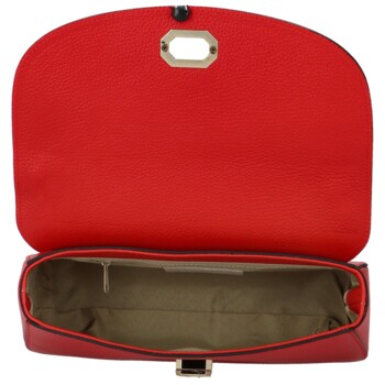 Dámská kožená crossbody červená - Delami Kamryn