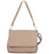 Dámská kožená crossbody kabelka pudrová - Delami Madleen