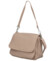 Dámská kožená crossbody kabelka pudrová - Delami Madleen