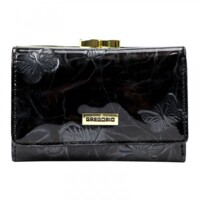 Dámská kožená peněženka černá - Gregorio Clarissa
