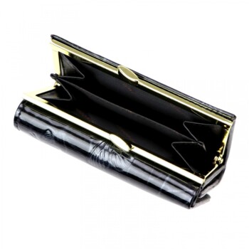 Dámská kožená peněženka černá - Gregorio Clarissa