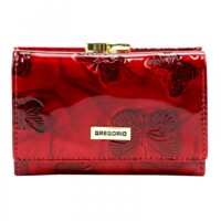 Dámská kožená peněženka červená - Gregorio Clarissa