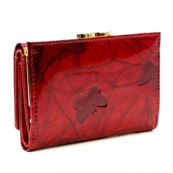 Dámská kožená peněženka červená - Gregorio Clarissa