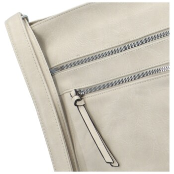 Dámská crossbody kabelka krémová - Firenze Julietta
