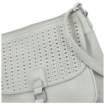 Dámská crossbody kabelka světle šedá - Herisson Shane