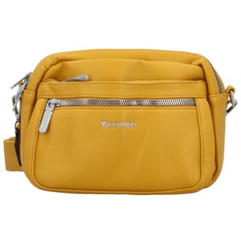 Dámská crossbody kabelka žlutá - Coveri Bricky new