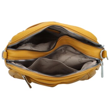 Dámská crossbody kabelka žlutá - Coveri Bricky new