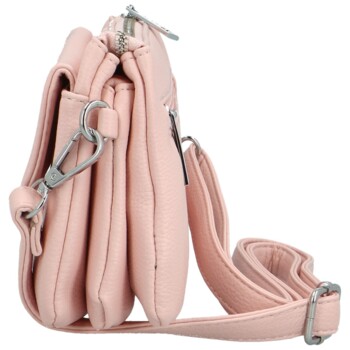 Dámská crossbody kabelka růžová - Delami Tiny Muse
