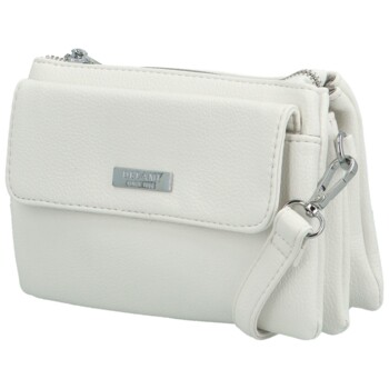 Dámská crossbody kabelka bílá - Delami Tiny Muse