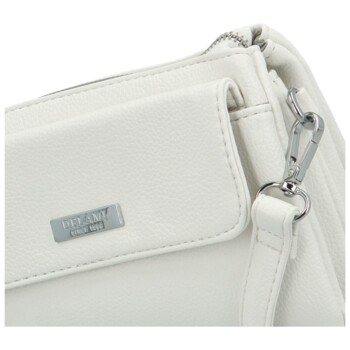 Dámská crossbody kabelka bílá - Delami Tiny Muse