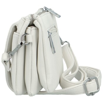 Dámská crossbody kabelka bílá - Delami Tiny Muse