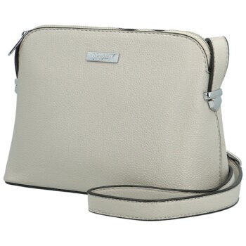 Dámská crossbody kabelka světle šedá - Delami Glamore
