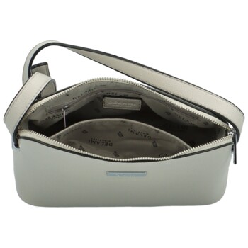 Dámská crossbody kabelka světle šedá - Delami Glamore