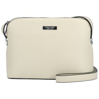 Dámská crossbody kabelka krémová - Delami Glamore