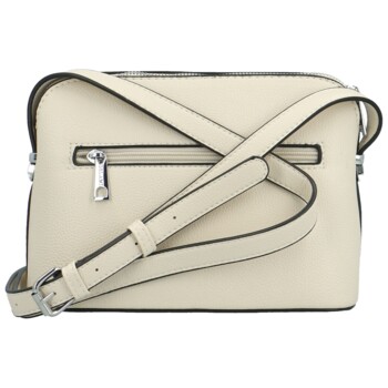 Dámská crossbody kabelka krémová - Delami Glamore