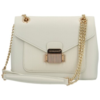 Dámská kabelka na rameno krémová - David Jones Hella