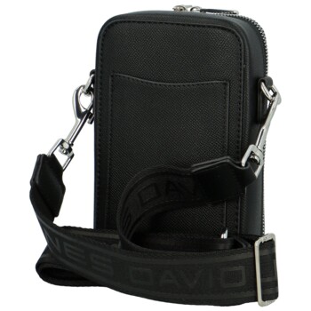 Dámská crossbody kabelka černá - David Jones Perzida