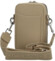 Dámská crossbody kabelka tmavě béžová - David Jones Perzida