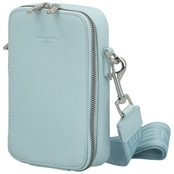 Dámská crossbody kabelka světle modrá - David Jones Perzida