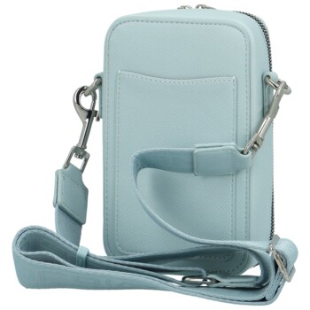 Dámská crossbody kabelka světle modrá - David Jones Perzida