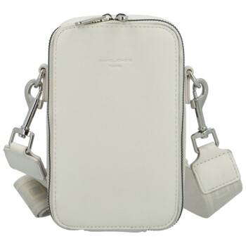 Dámská crossbody kabelka krémová - David Jones Perzida