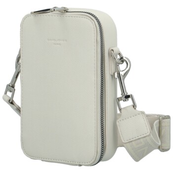 Dámská crossbody kabelka krémová - David Jones Perzida