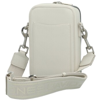 Dámská crossbody kabelka krémová - David Jones Perzida