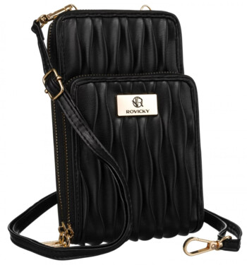 Dámská crossbody kabelka černá - Rovicky Antini