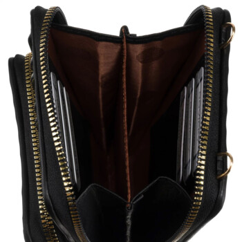 Dámská crossbody kabelka černá - Rovicky Antini