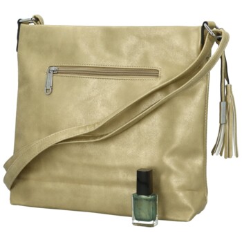 Dámská crossbody kabelka zlatá - Coveri Tallis