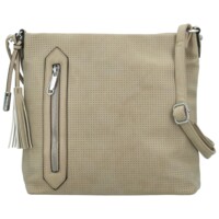 Dámská crossbody kabelka taupe - Coveri Tallis