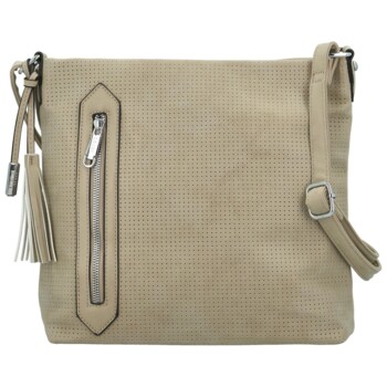 Dámská crossbody kabelka taupe - Coveri Tallis