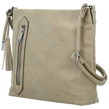 Dámská crossbody kabelka taupe - Coveri Tallis