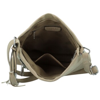 Dámská crossbody kabelka taupe - Coveri Tallis