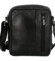 Pánská kožená crossbody taška černá - Bellugio Pedro