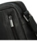 Pánská kožená crossbody taška černá - Bellugio Pedro