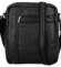 Pánská kožená crossbody taška černá - Bellugio Donis