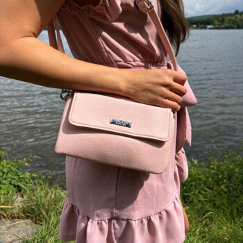 Dámská crossbody kabelka světle modrá - Delami Tiny Muse