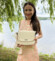 Dámská crossbody kabelka krémová - Delami Little Charm