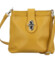 Dámská kožená crossbody kabelka žlutá - Delami Vera Pelle Laira new