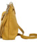 Dámská kožená crossbody kabelka žlutá - Delami Vera Pelle Laira new