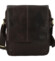 Pánská kožená crossbody taška hnědá - Sendi Design Edison