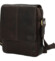 Pánská kožená crossbody taška hnědá - Sendi Design Edison