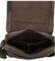 Pánská kožená crossbody taška hnědá - Sendi Design Edison