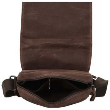 Pánská crossbody taška hnědá - Mustang Roger
