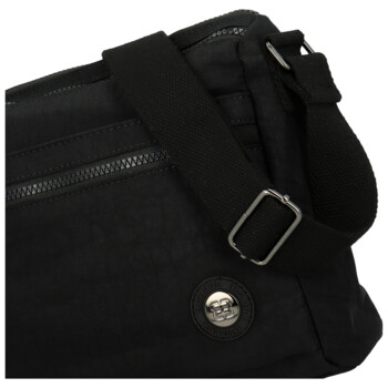 Dámská crossbody kabelka černá - Enrico Benetti Capri