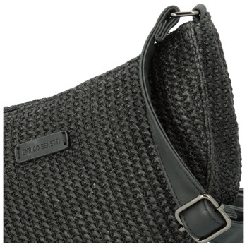 Dámská crossbody kabelka černá - Enrico Benetti Brigita
