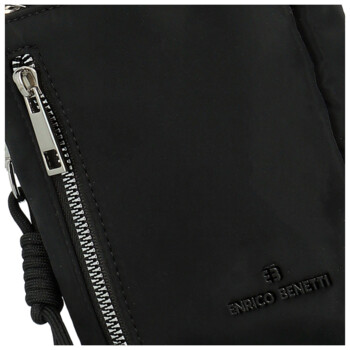 Dámská crossbody kabelka černá - Enrico Benetti Kiera